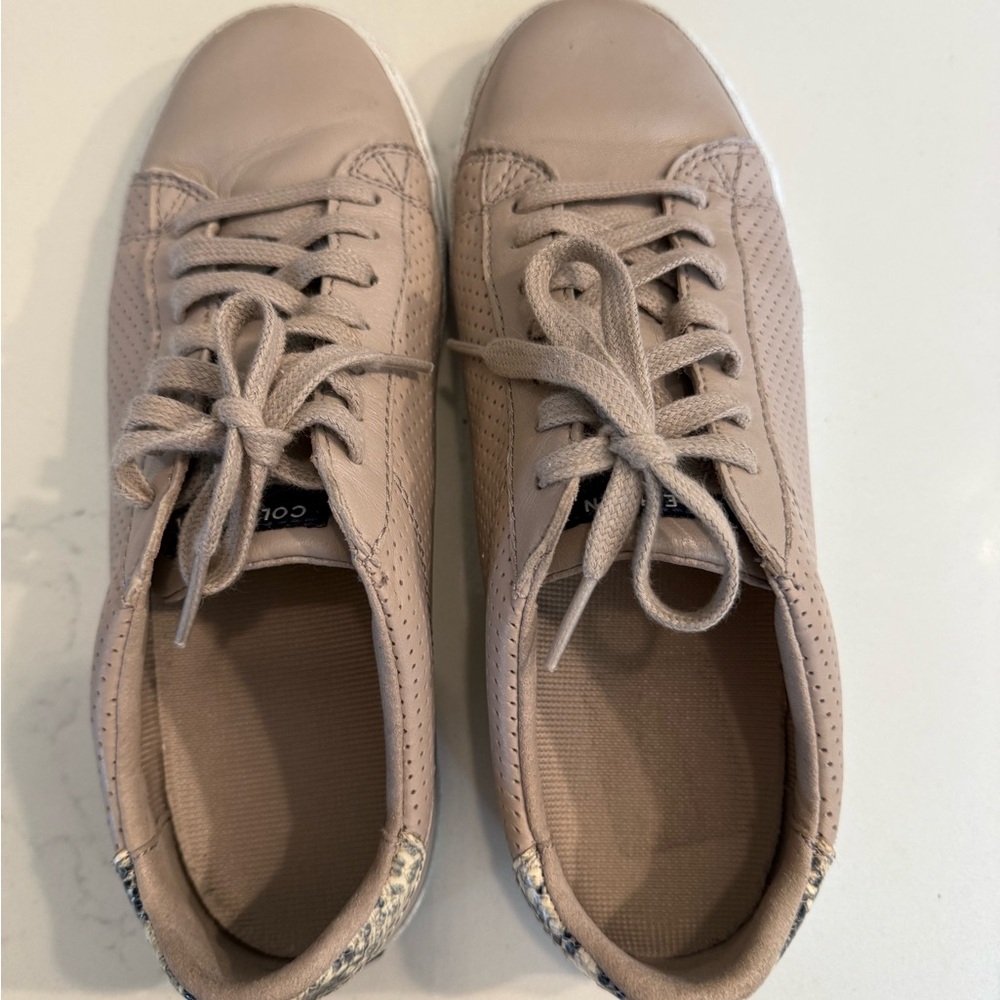 Cole Haan Tan Sneakers Low-Top Minimalist Design